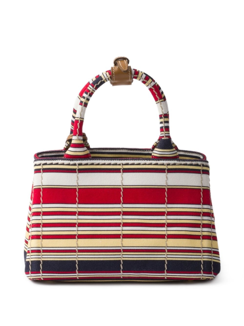 striped canvas mini bag - 4