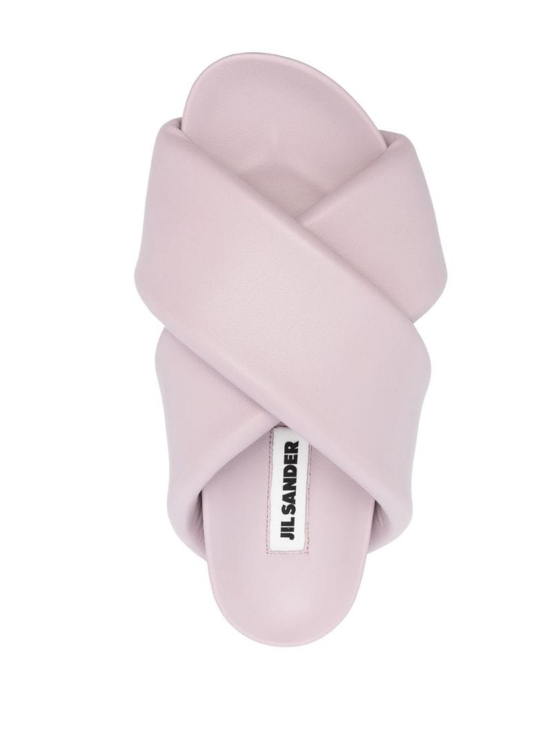 crossover strap-detail sandals - 4