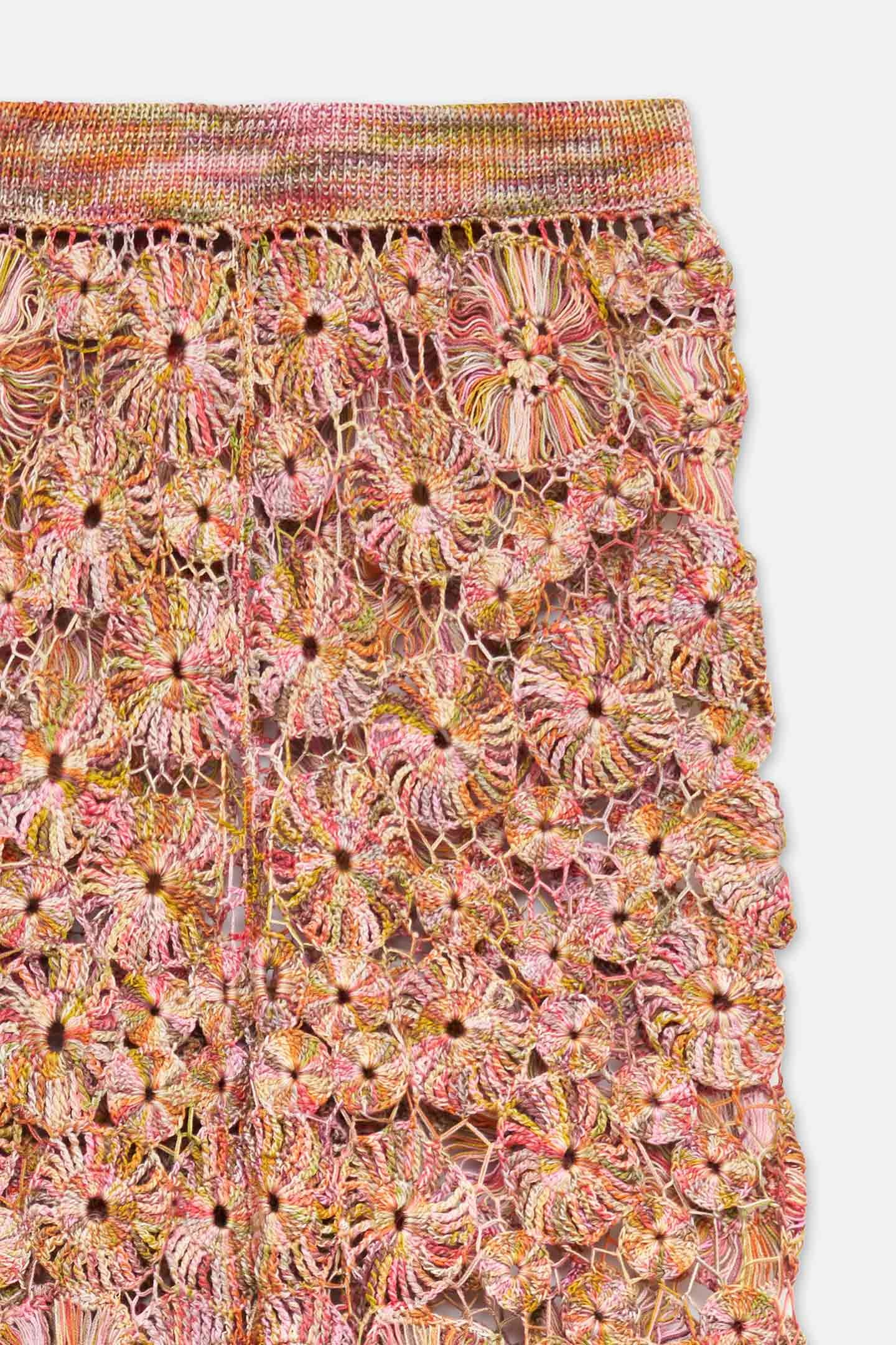 CROCHET FLORAL PANT - 4