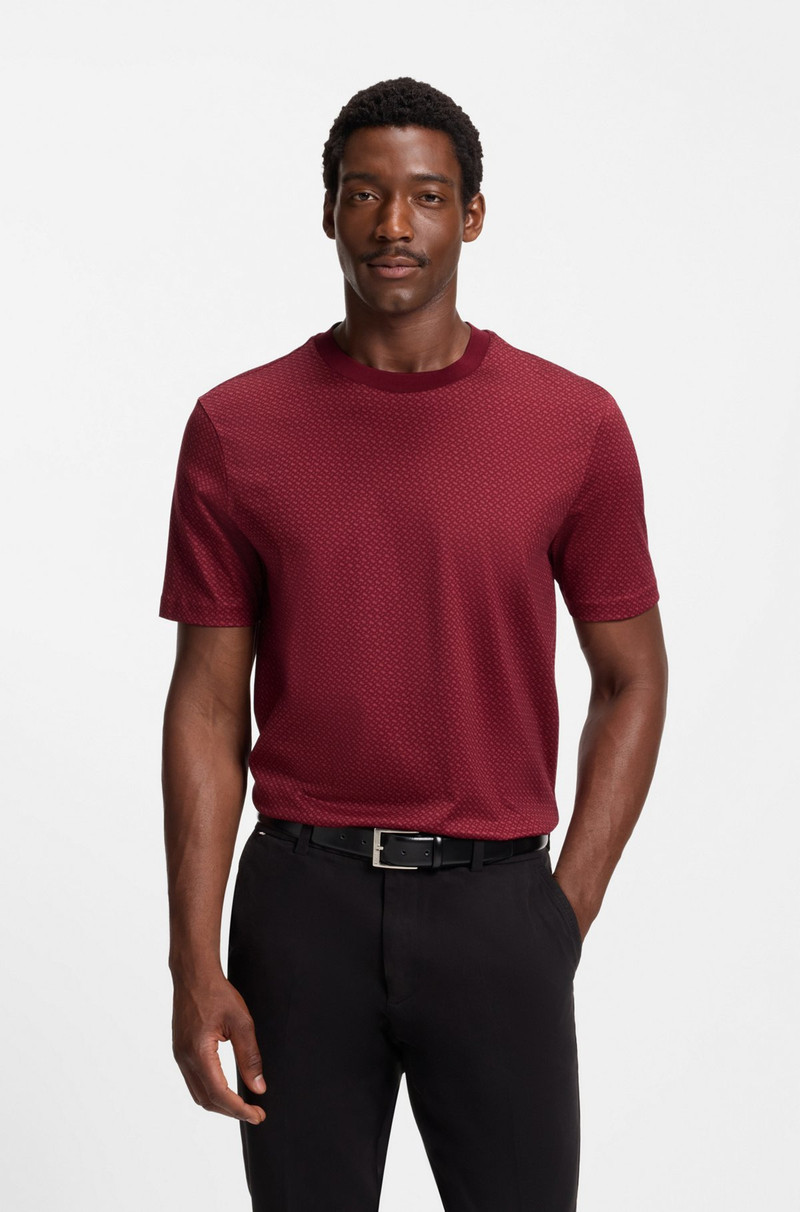 MERCERISED-COTTON T-SHIRT WITH TWO-TONE MONOGRAMS 2