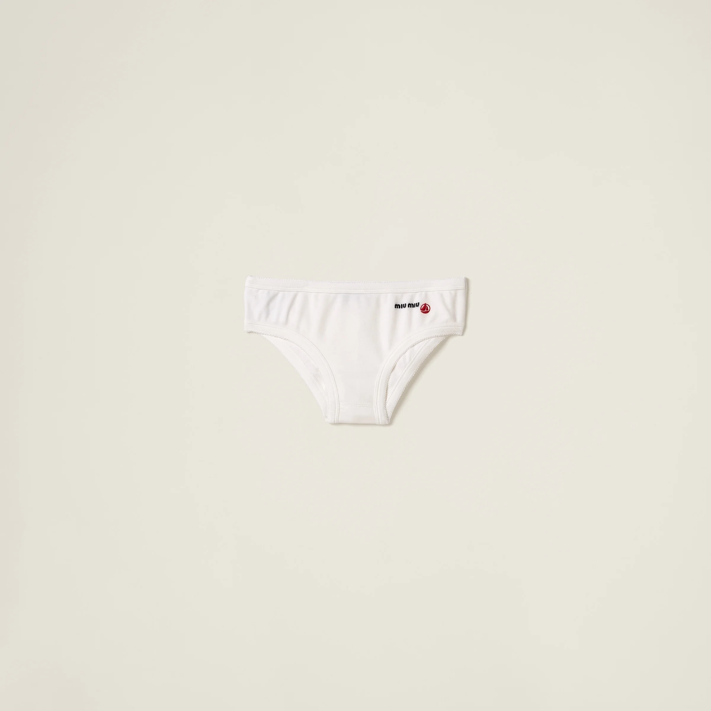 Petit Bateau X Miu Miu stretch jersey briefs - 1