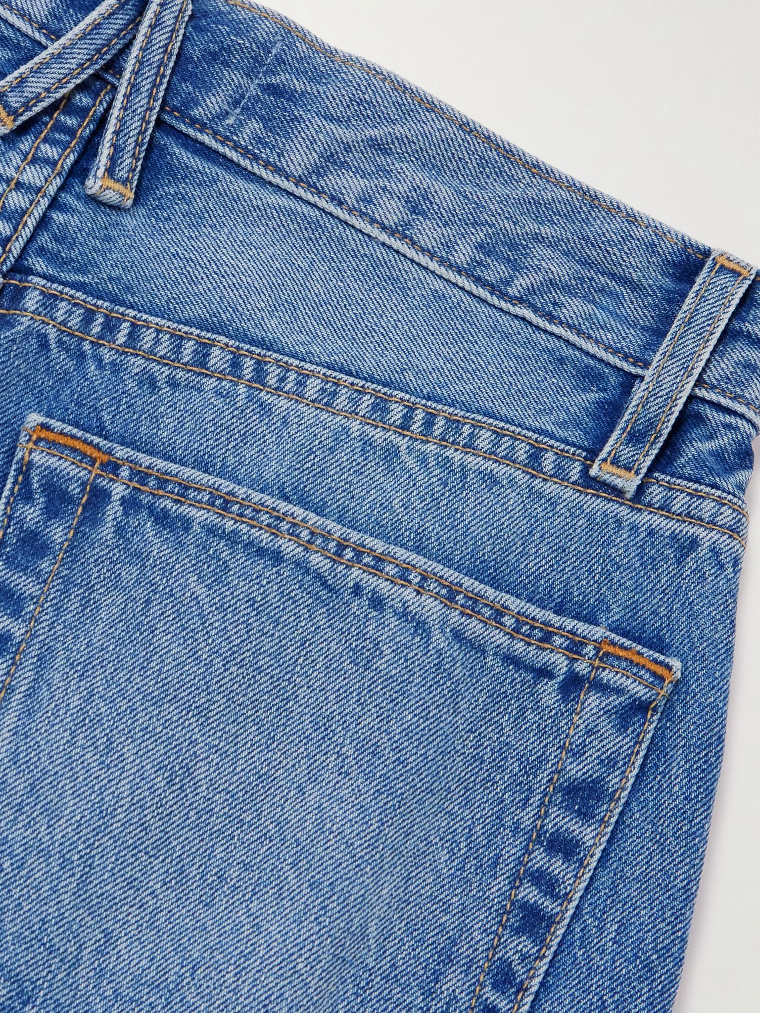 Cassie high-rise wide-leg jeans Mid denim - 6