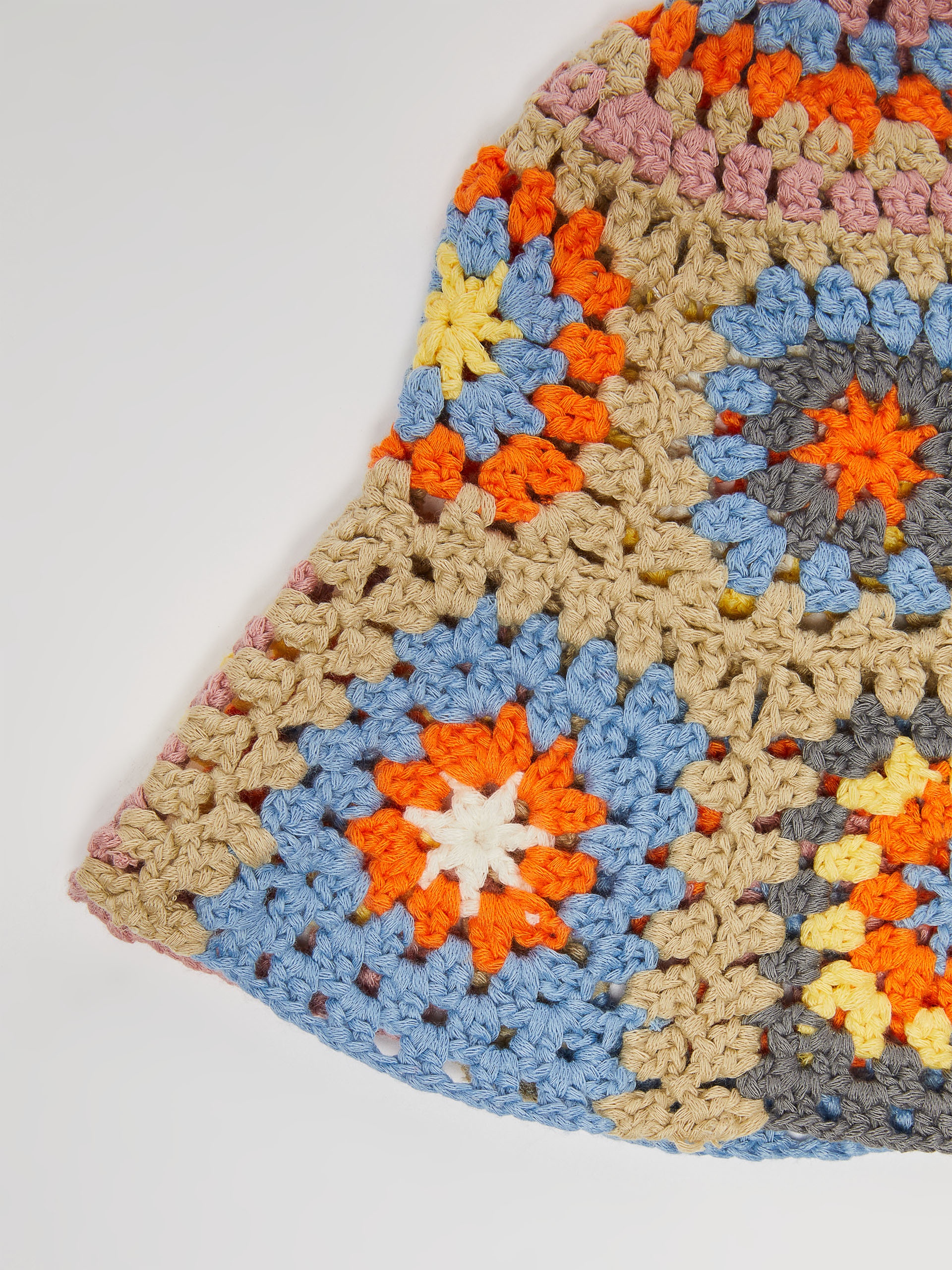 AGGETTO Crochet-knit cotton cloche hat - 2