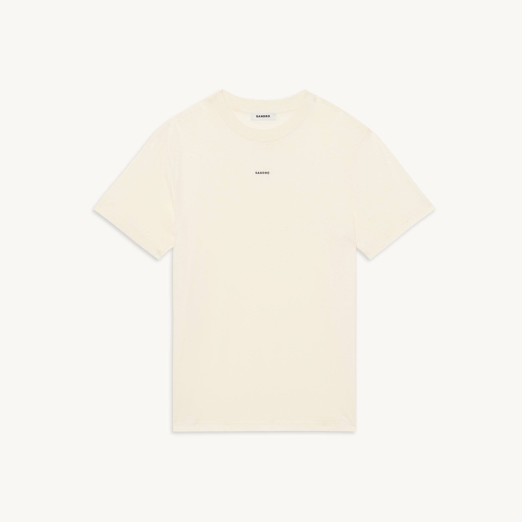 T-shirt with logo embroidery - 1