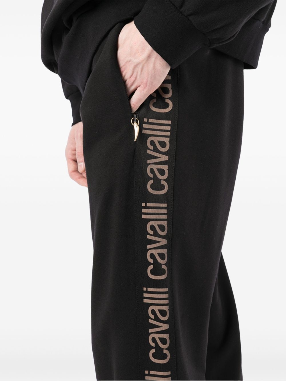 logo-stripe track pants - 5