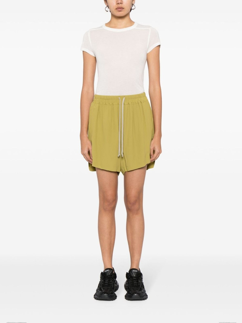 Rick Owens drawstring crepe shorts outlook