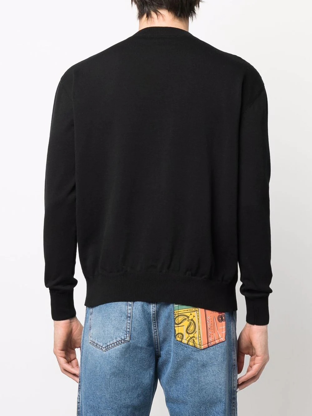 logo-embroidered jumper - 4