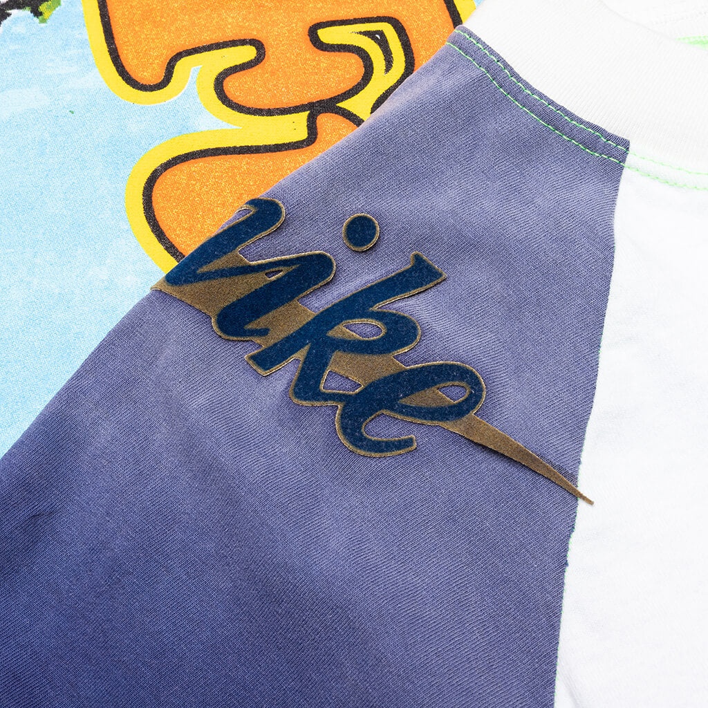 SHIT FUCK RAGLAN TEE SHIRT - MULTI - 3