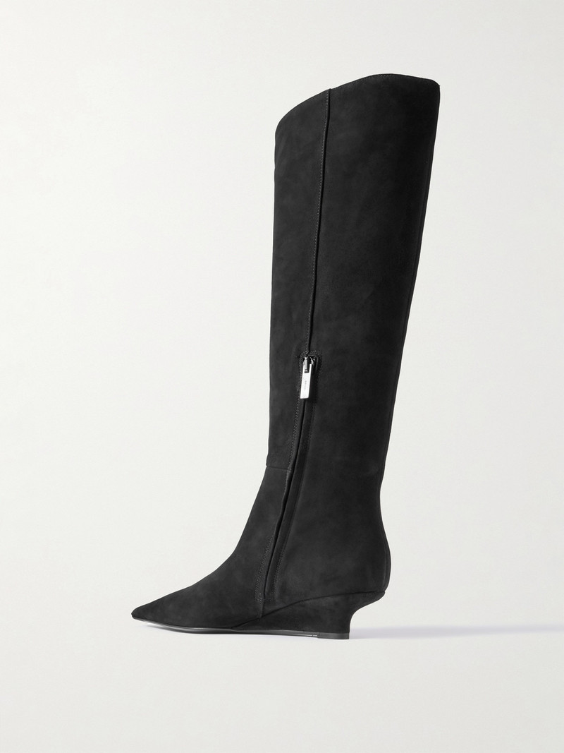 Sharp Suede Knee Boots 3