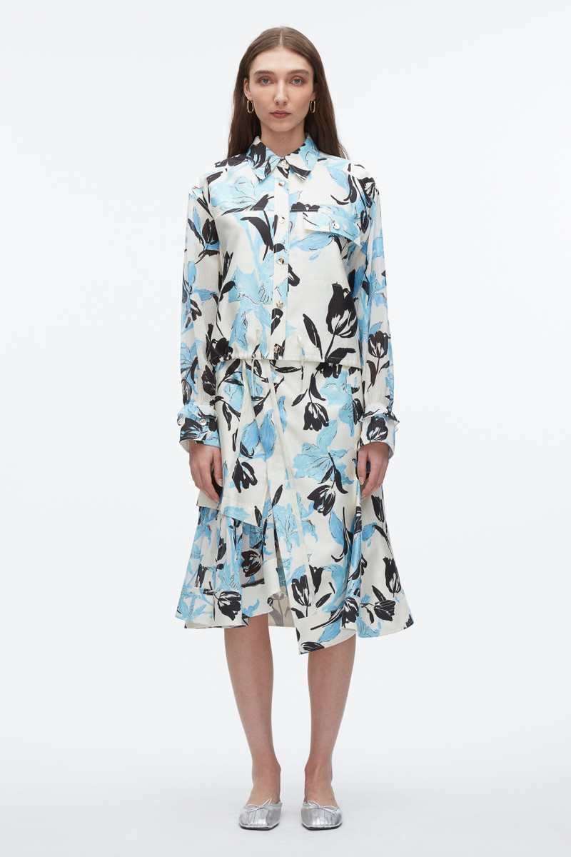 3.1 Phillip Lim Joyful Tulip Cropped Shirt Jacket outlook