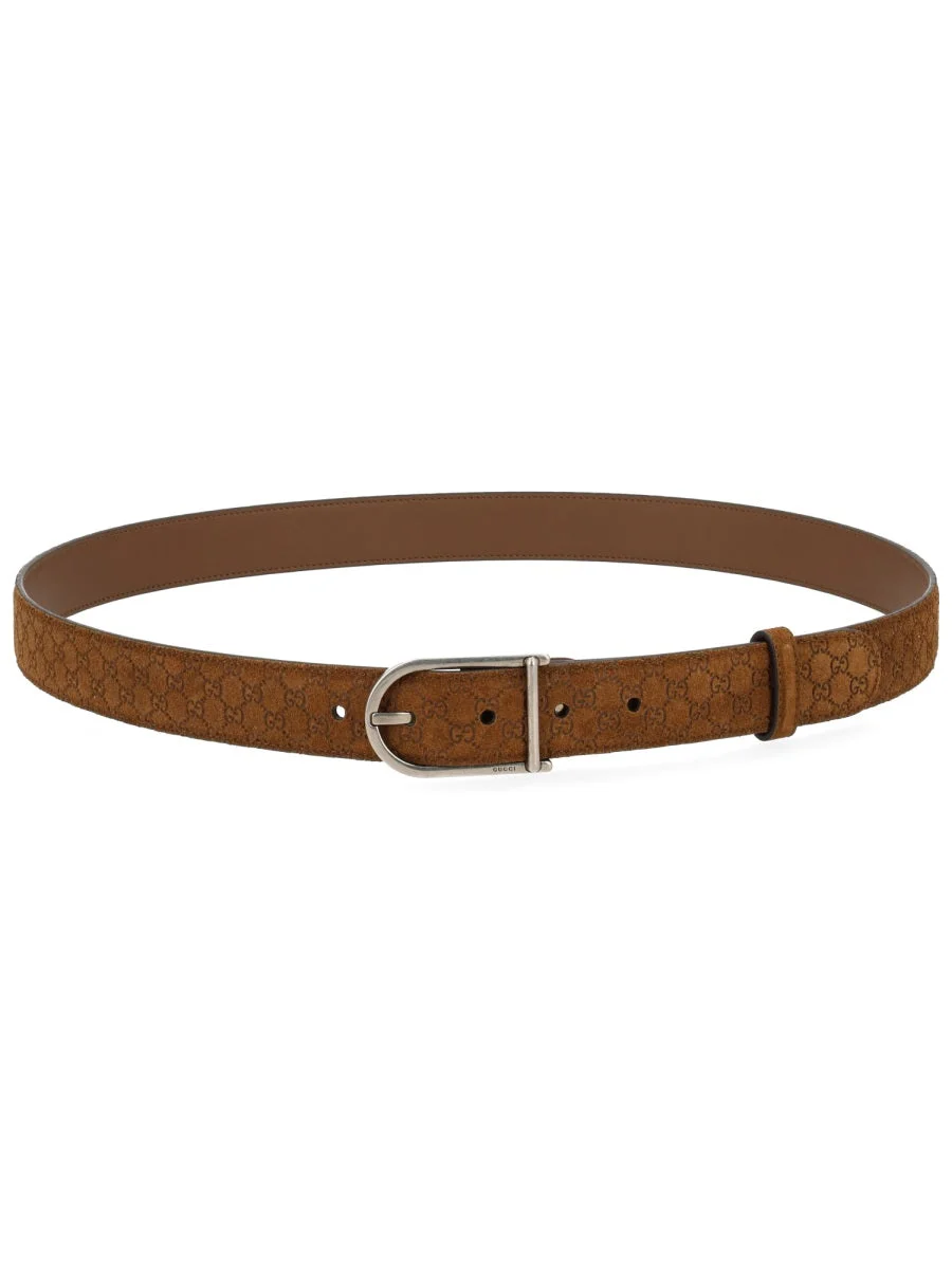 Gucci Men Reversible Leather Belt - 1