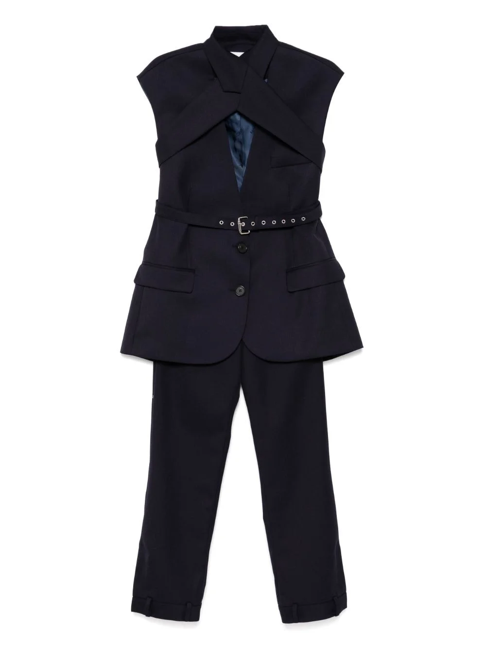 deconstructed tailored trousers - 1