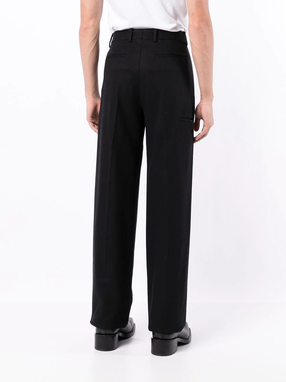 mid-rise tailored trousers - 4