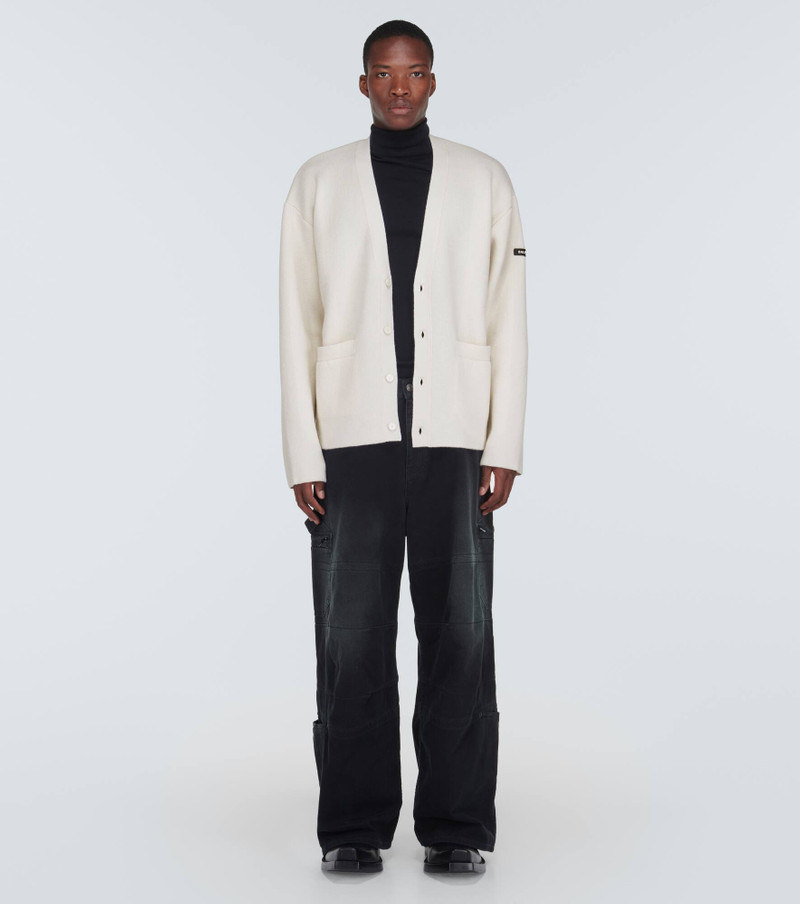 BALENCIAGA Wool-blend cardigan outlook