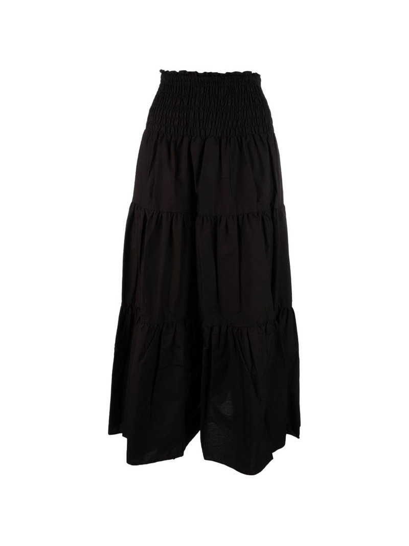 tiered shirred skirt 1