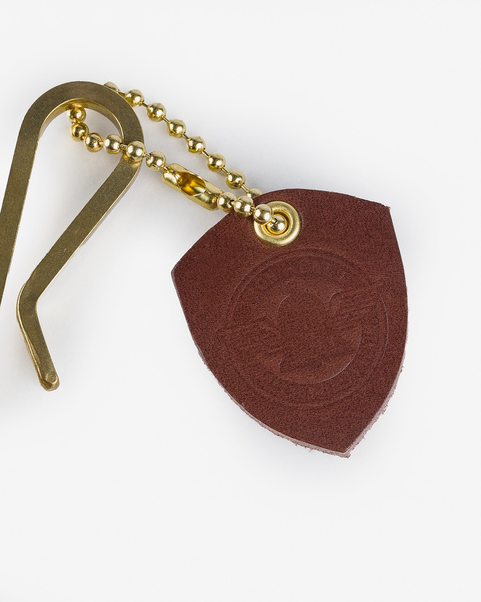 Brass-W10 Key Hook with Rings - Brass - 4