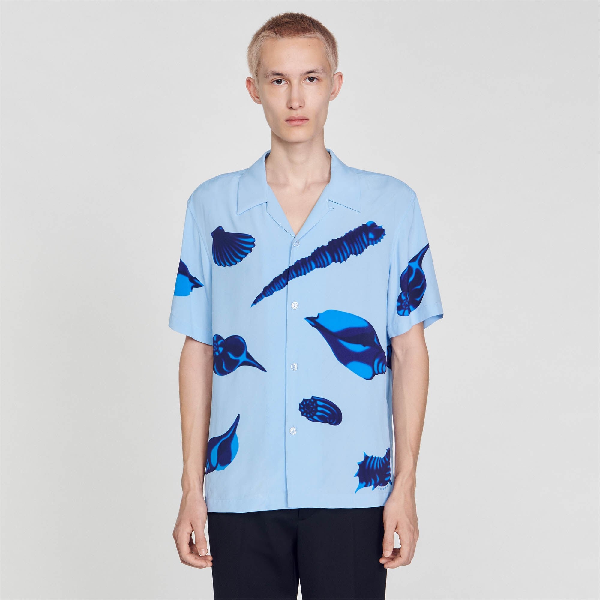 SEASHELL PATTERN SHIRT - 5