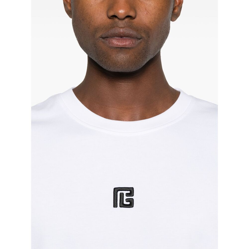 Balmain White T-Shirts & Vests - T-Shirts Men - 4