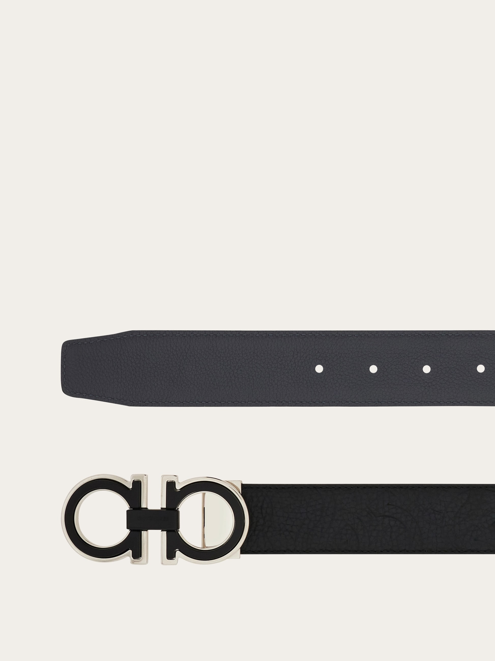 Reversible and adjustable Gancini belt - 2