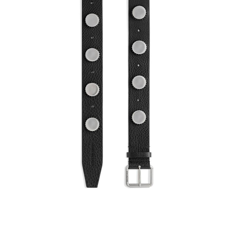 Men's Bottle Caps Belt  in Black 1