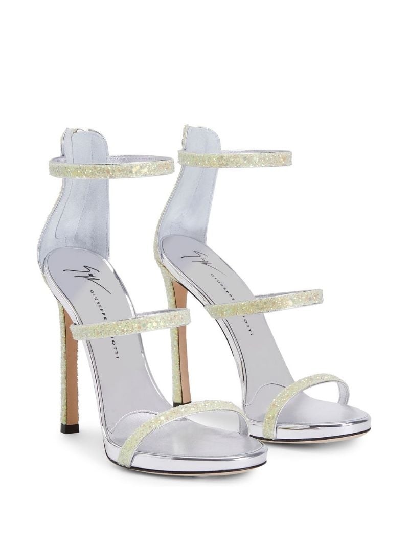 Harmony glitter strappy sandals - 2