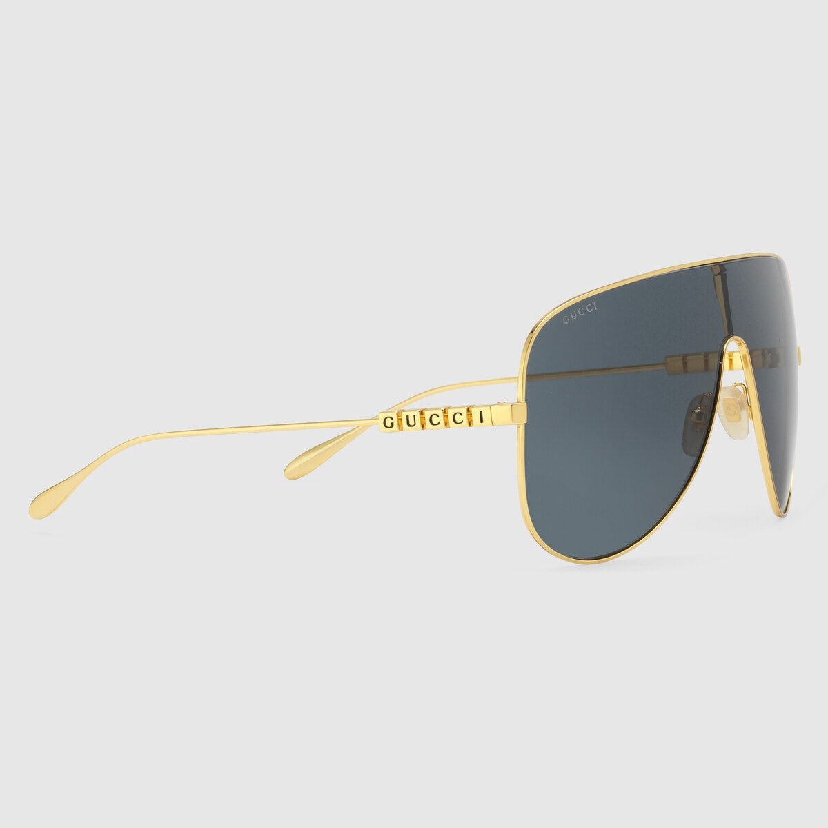 【関税込み】Gucci ローズゴールド Mask サングラス GUCCI Mask sunglasses | REVERSIBLE