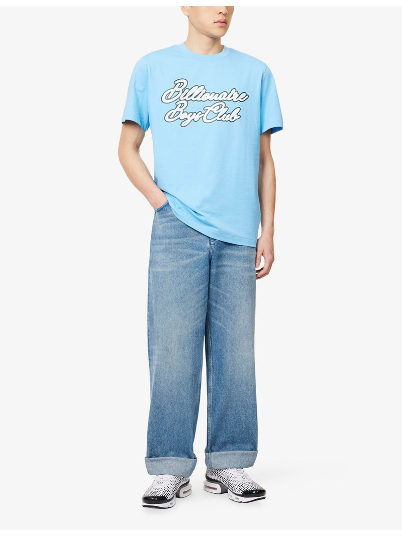 BILLIONAIRE BOYS CLUB Diamond Script Logo Cotton-Jersey T-Shirt outlook