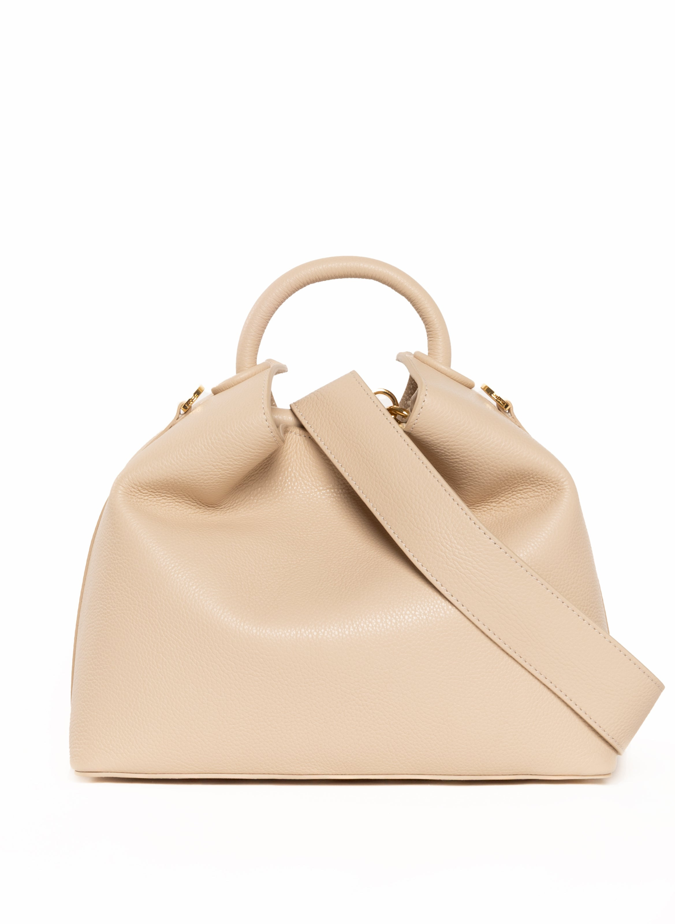 Raisin Pebbled Leather Nude - 4