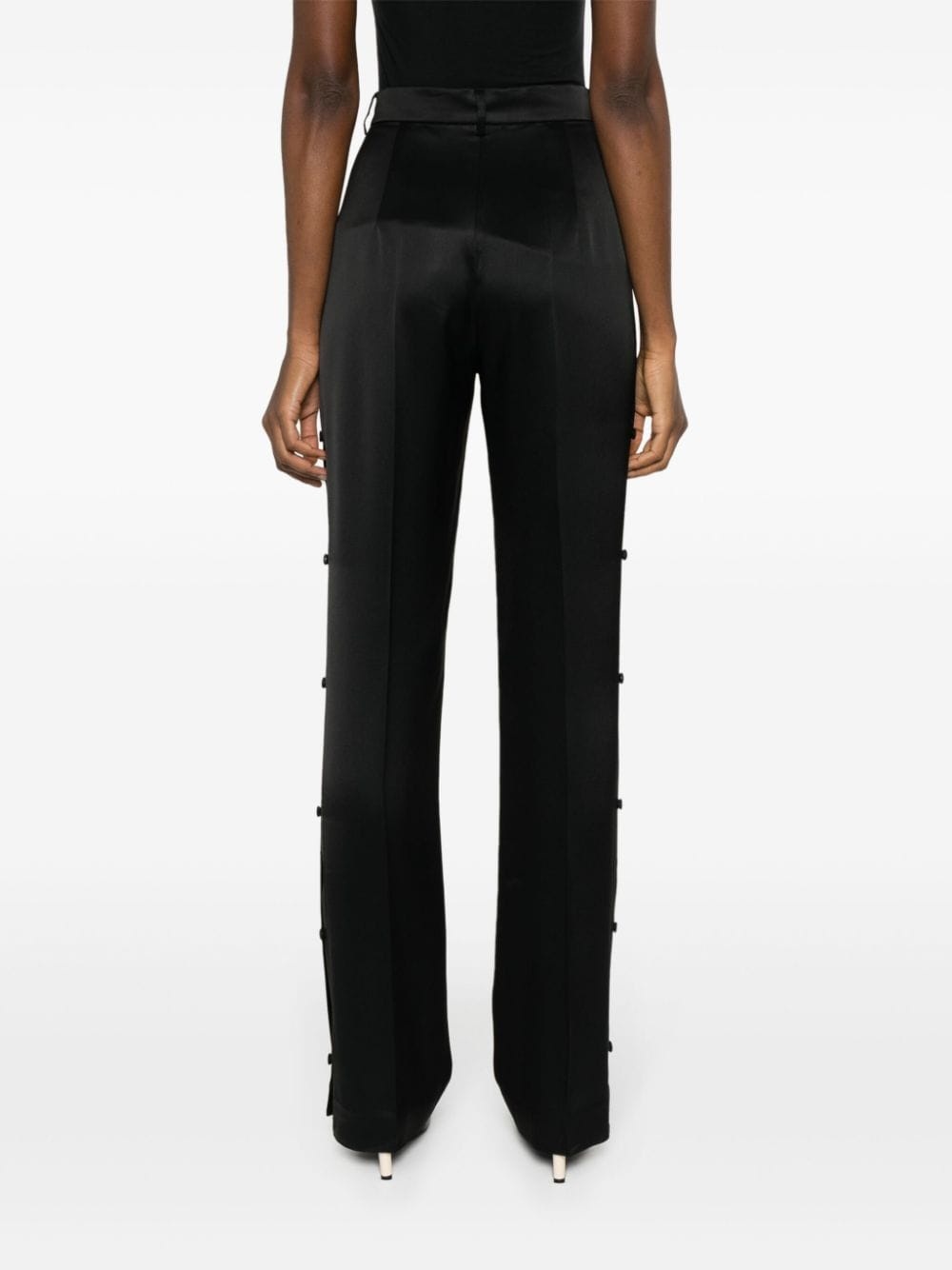 【送料&関税込】Nanushka Felina Straight-leg Satin Trousers Nanushka Felina straight-leg trousers | farfetch | REVERSIBLE