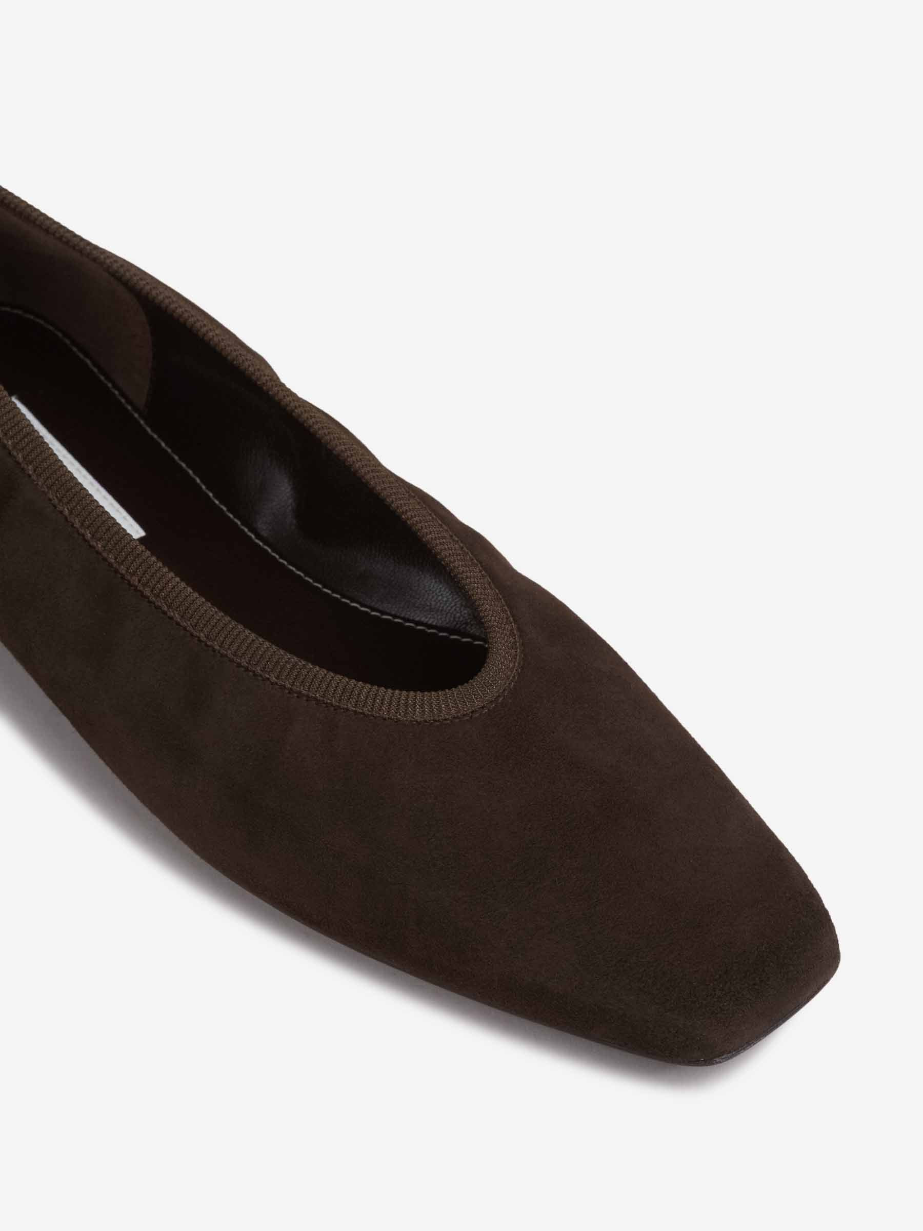 MINIMALIST SUEDE BALLERINAS - 5