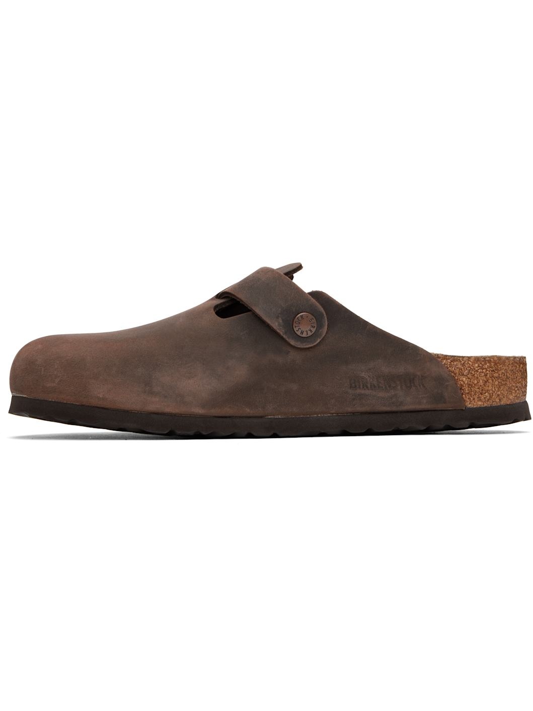 Brown Regular Boston Soft Footbed Slip-on Loafers - 3