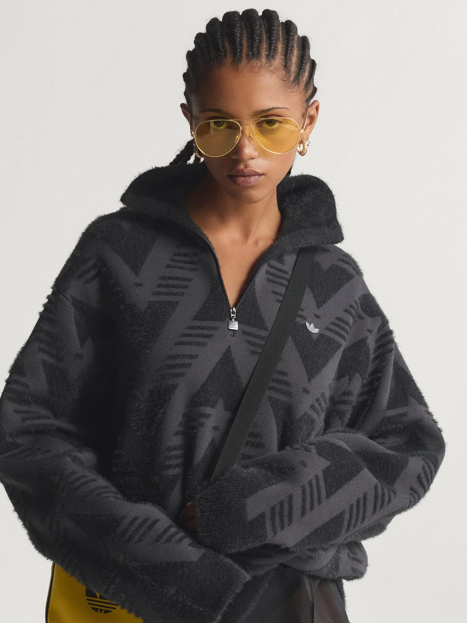 KNITTED HALF-ZIP SWEATER - 1