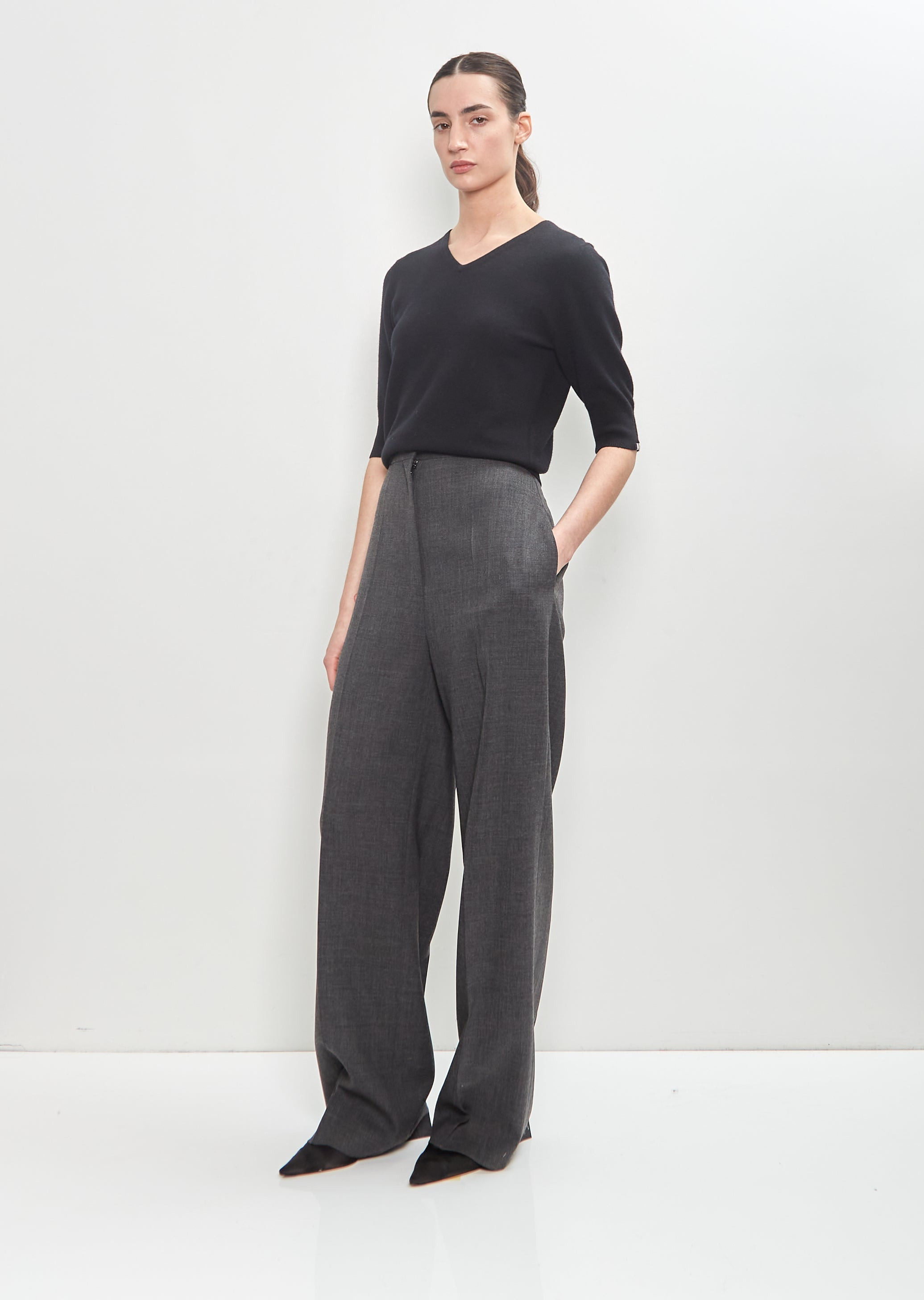 Fluid Wool Gordon Pant - 4