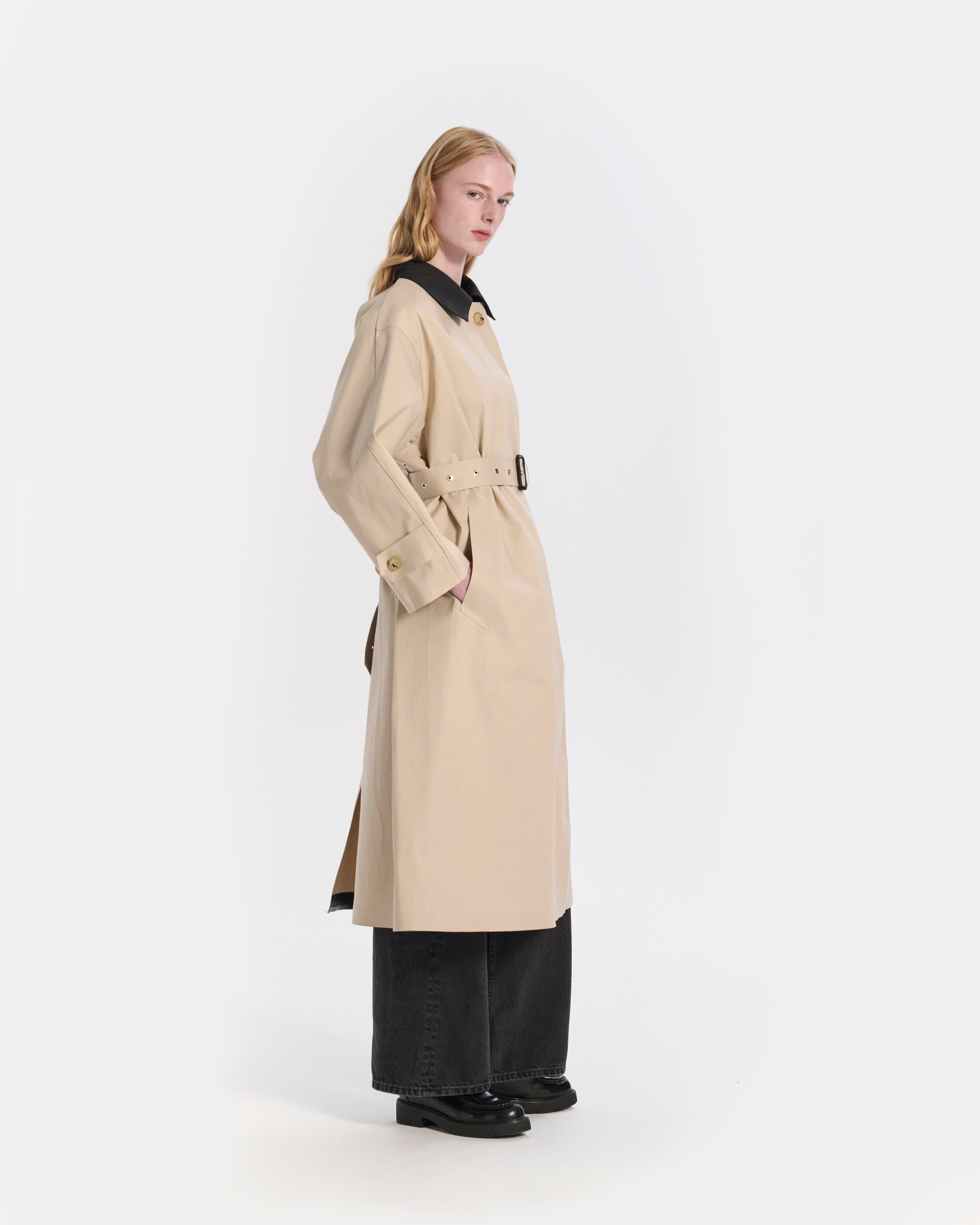 Bowland Rubberised Belted Coat - 4