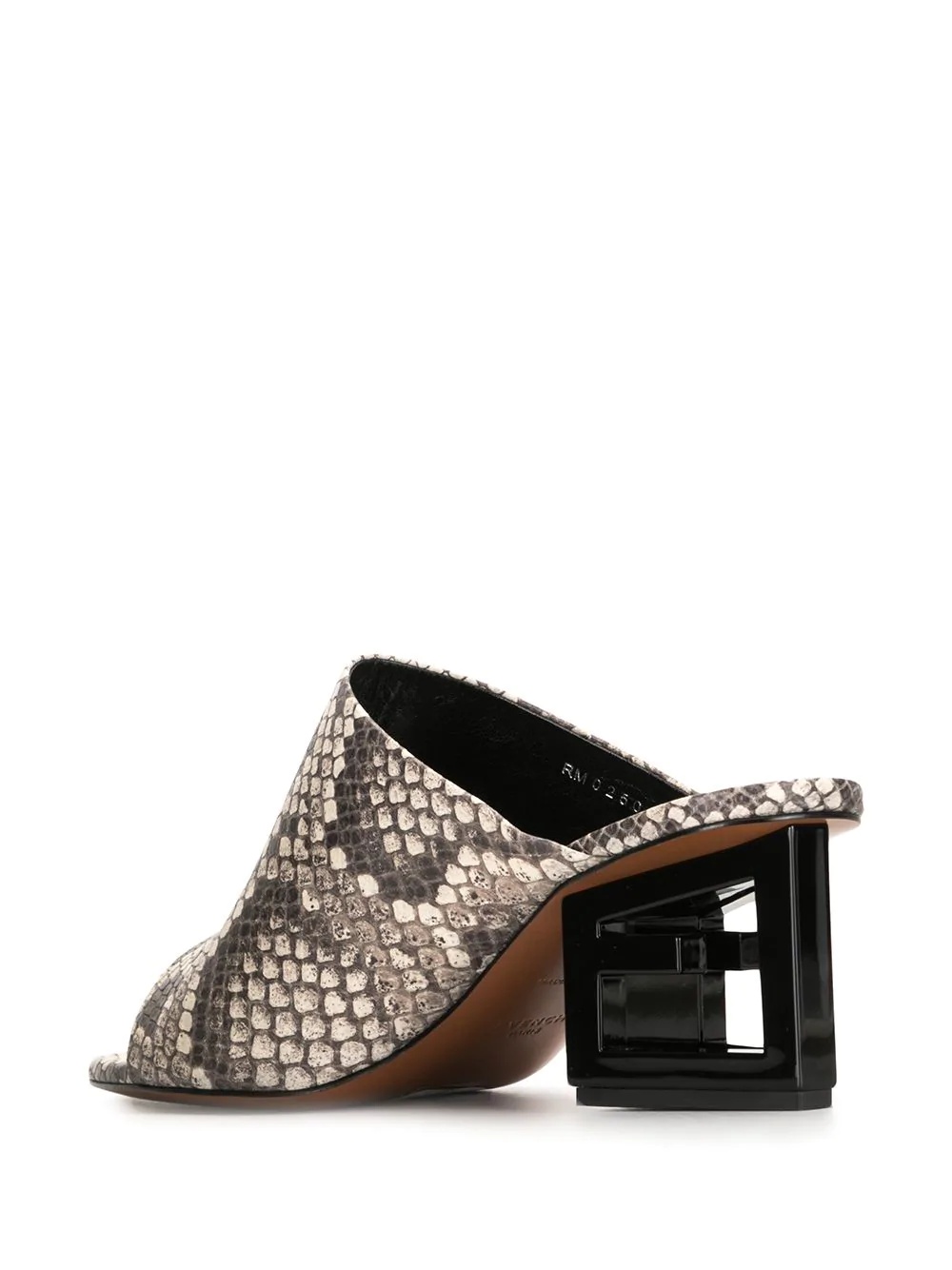 Triangle G-heel mules - 3