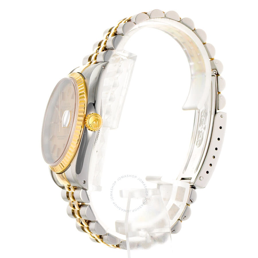 Pre-owned Rolex Datejust 26 Automatic Chronometer Gold Dial Ladies Watch 69173 CSJ - 5