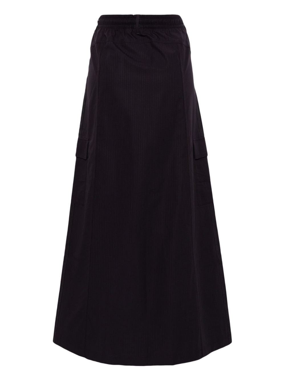 adidas pinstripe-print ripstop maxi skirt | REVERSIBLE