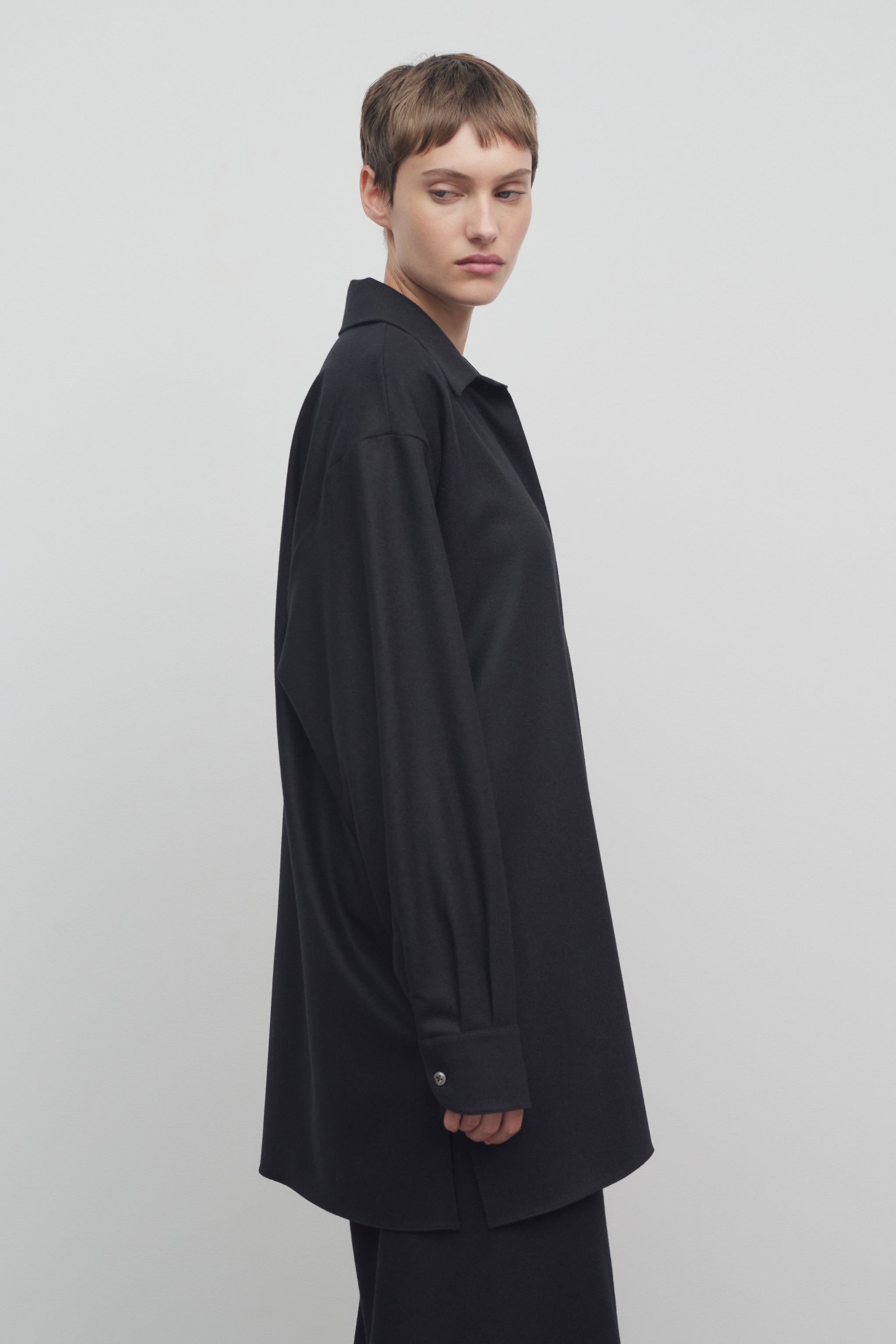 Komako Shirt in Wool and Cashmere - 4