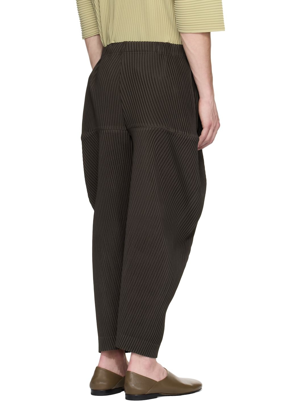 Brown Kinetic Sculpture Trousers - 3