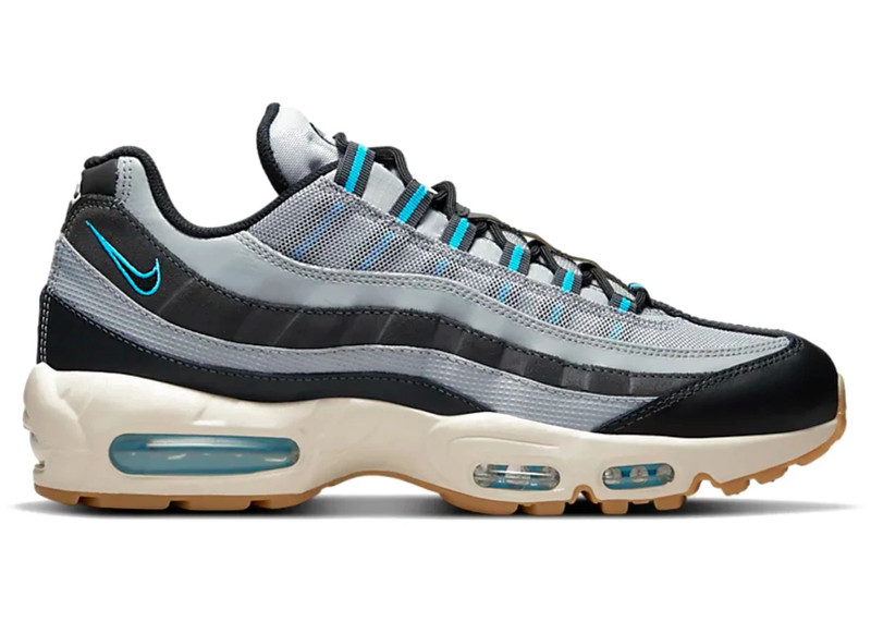 Nike Air Max 95 Light Smoke Gray Chlorin Blue - 1