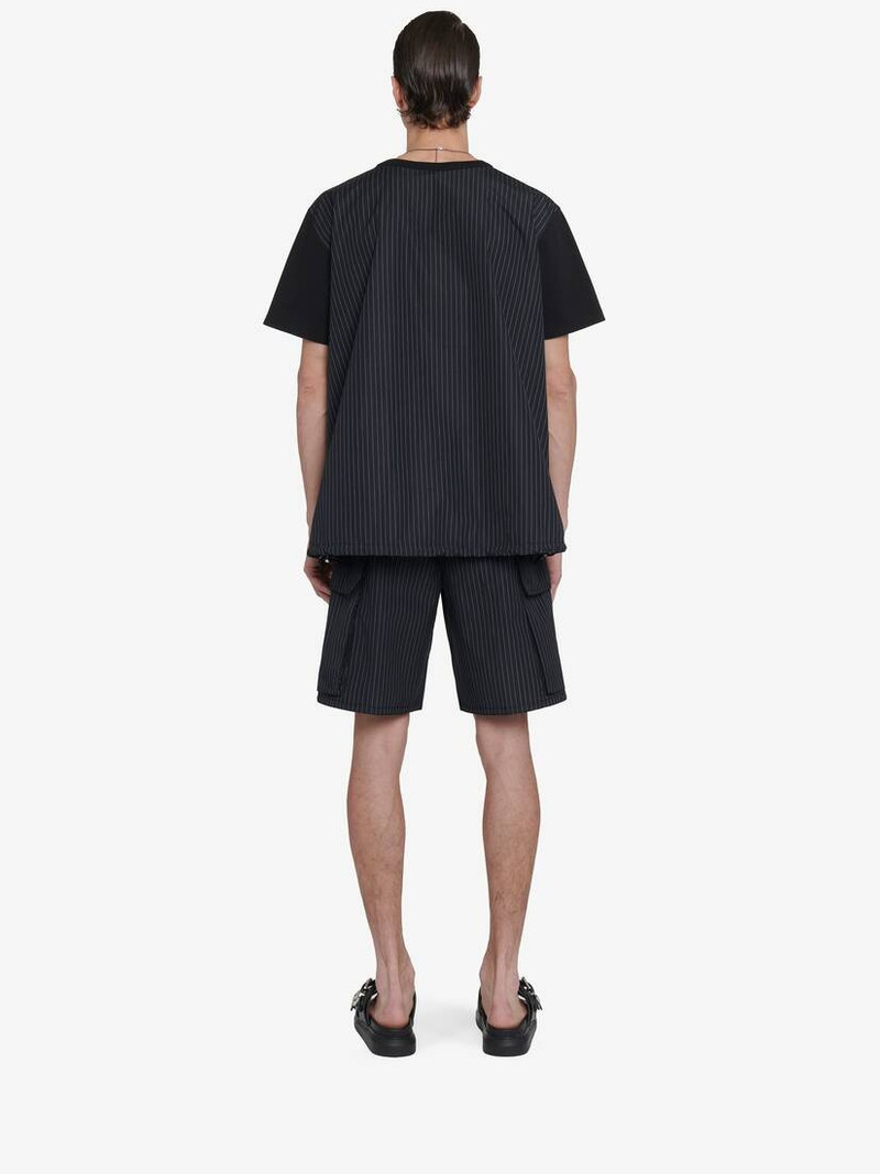 Men's Hybrid T-shirt in Black 5