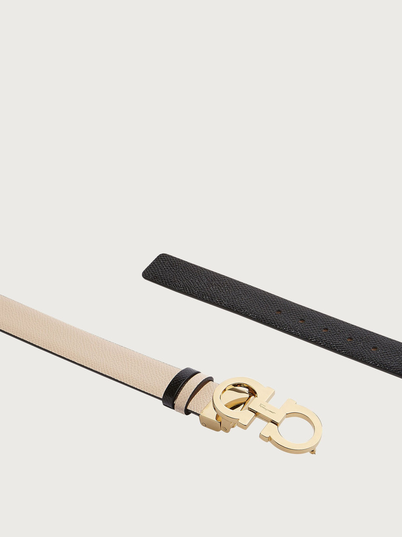 FERRAGAMO Reversible and adjustable Gancini belt outlook