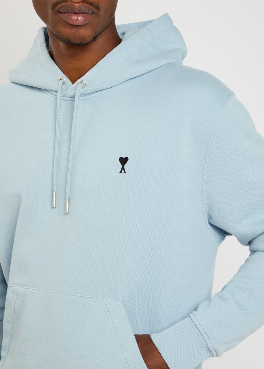 Ami Paris Logo Hooded Cotton Sweatshirt - 5