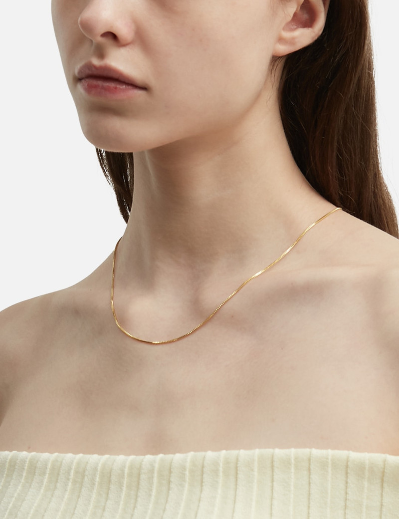 CRYSTAL HAZE BOX CHAIN GOLD PLATED 50CM outlook