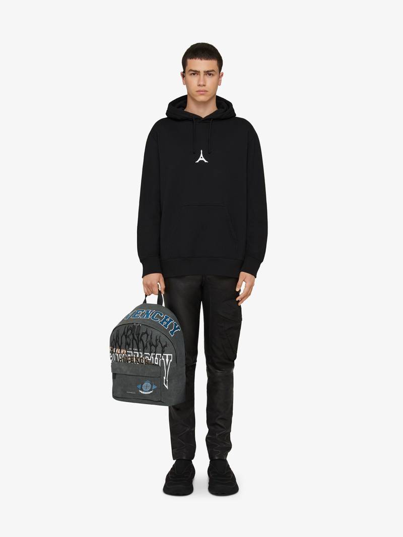 Givenchy SLIM FIT HOODIE IN EMBROIDERED FELPA outlook