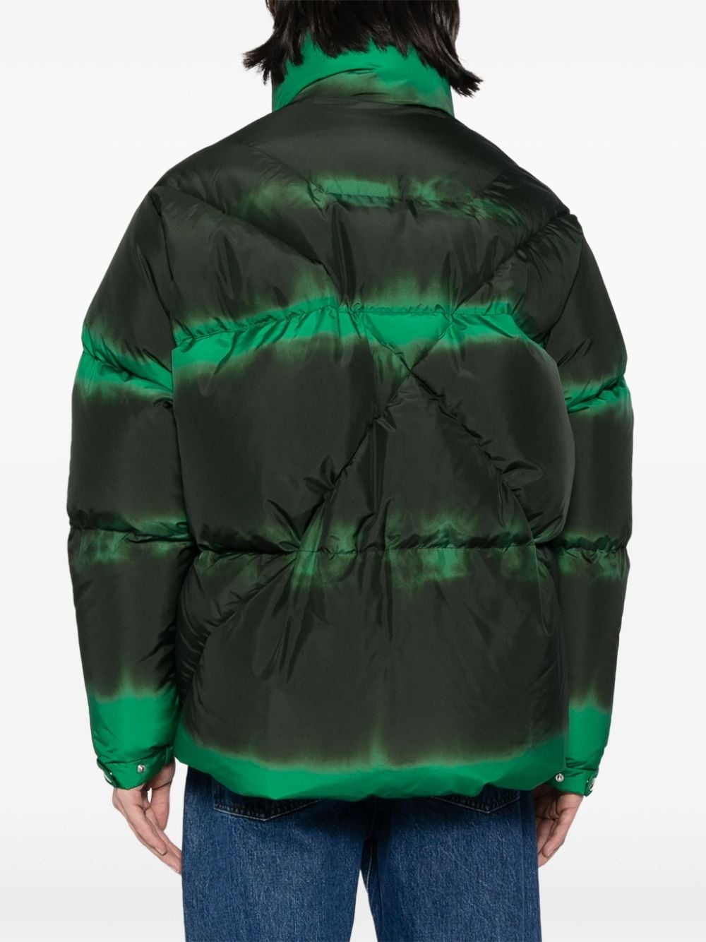 faded-effect puffer jacket - 4