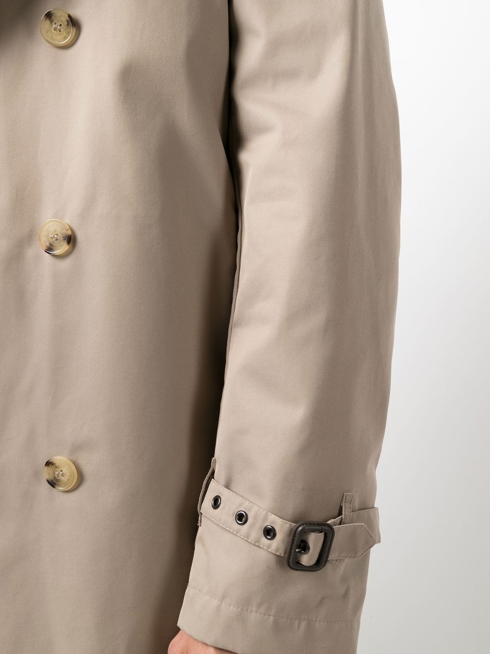 ST JOHN gabardine short trench coat - 5