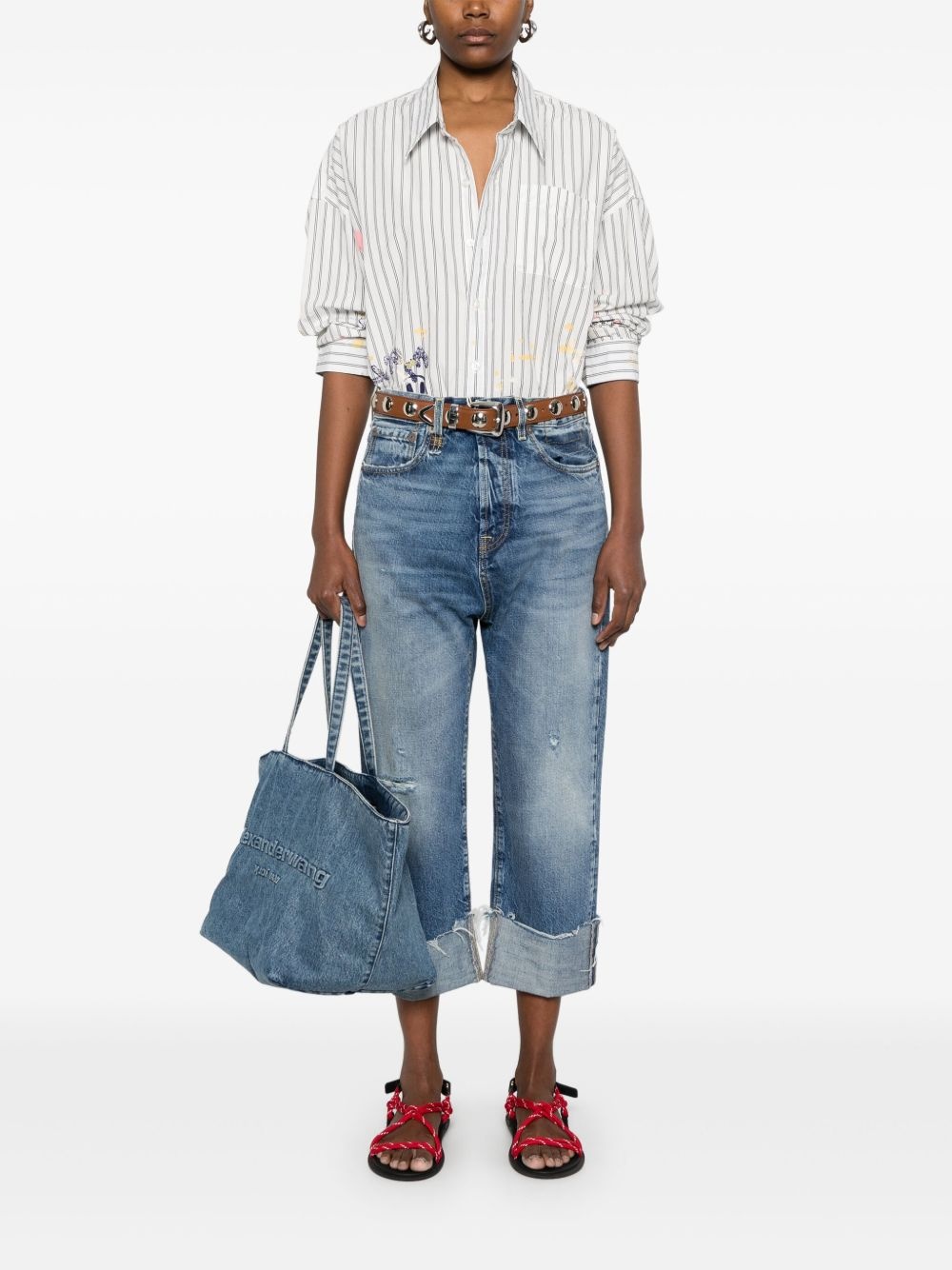 drop-crotch jeans - 2