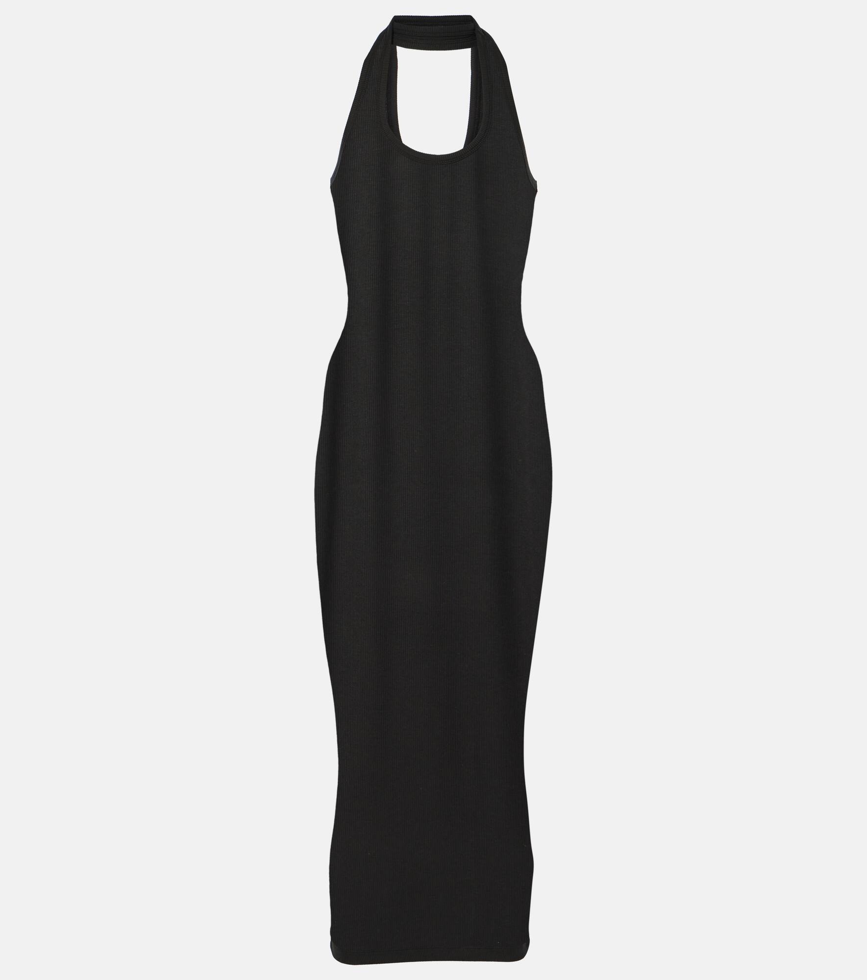 Ribbed-knit cutout maxi dress - 1