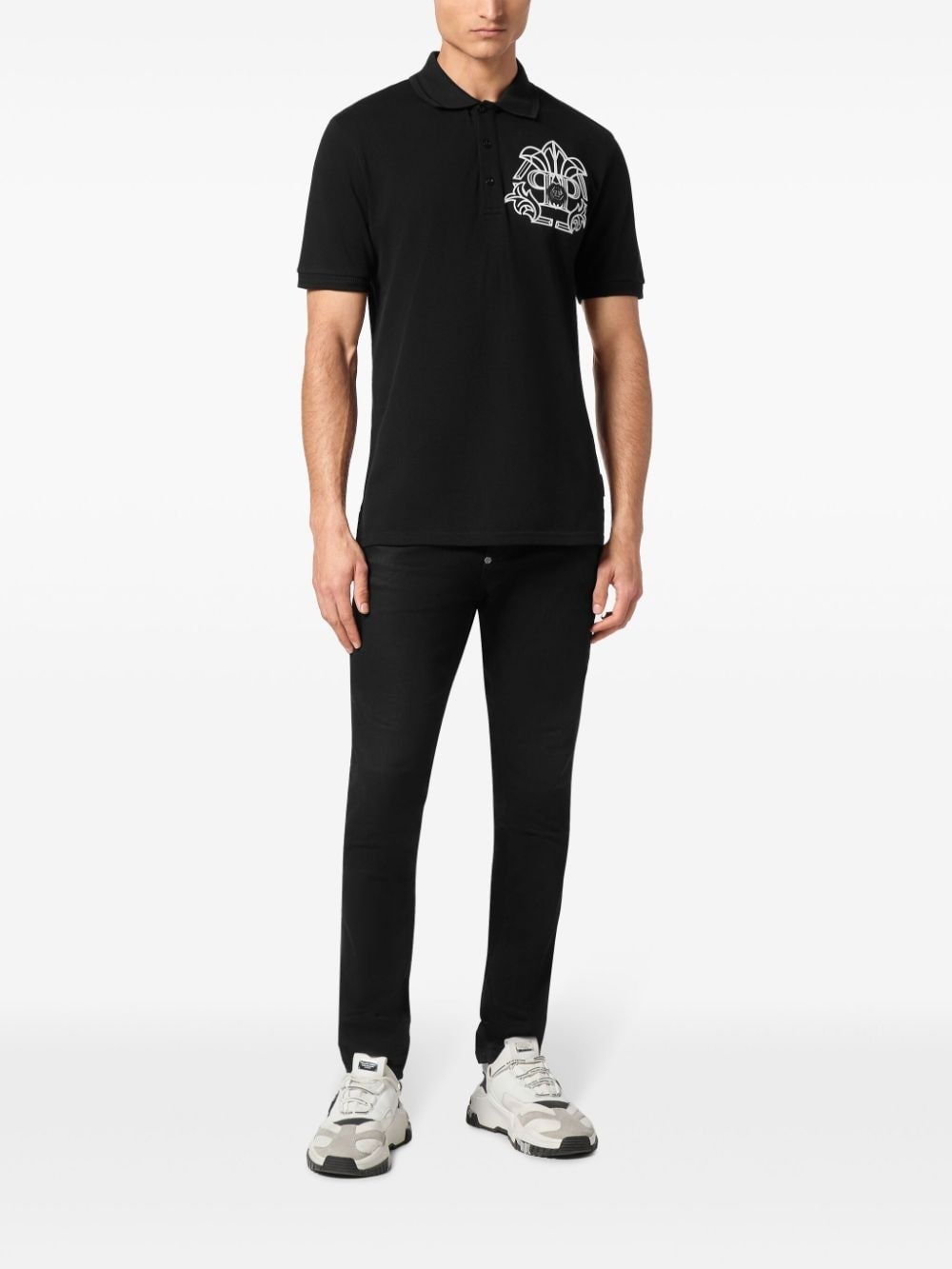 Skull & Bones piqué polo shirt - 2